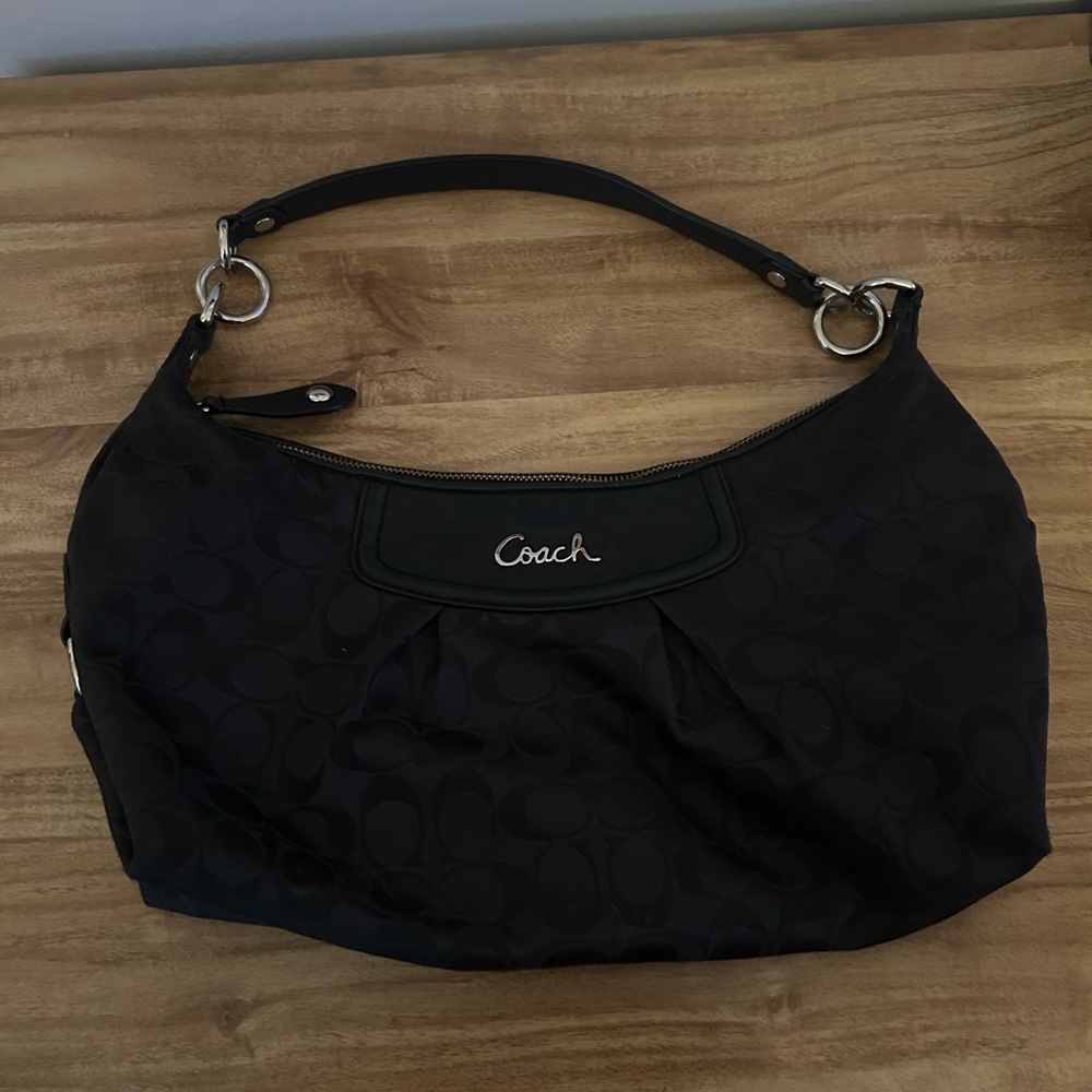 Coach Black Shoulder Bag